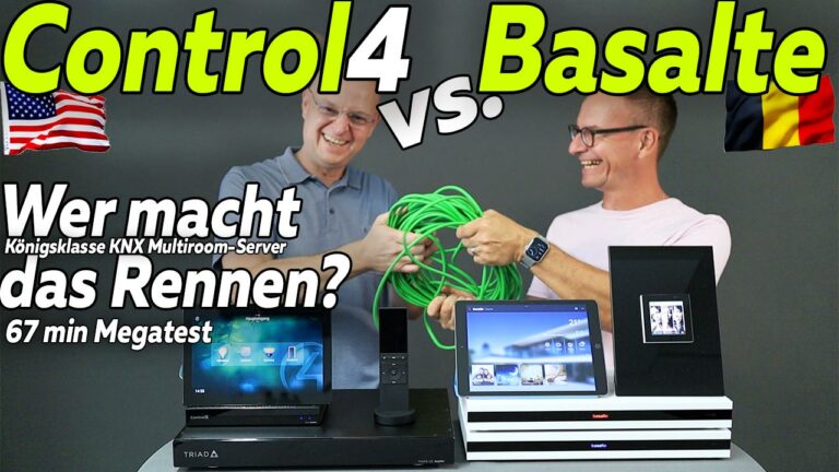Frank Völkel und Herbert Weinzierl: Control4 System vs Basalte Home KNX Multiroom Audio